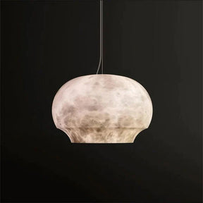 Dina Alabaster Celine Pendant 9.5" D 10.2" D