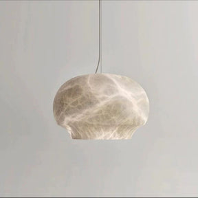 Dina Alabaster Celine Pendant 9.5" D 10.2" D