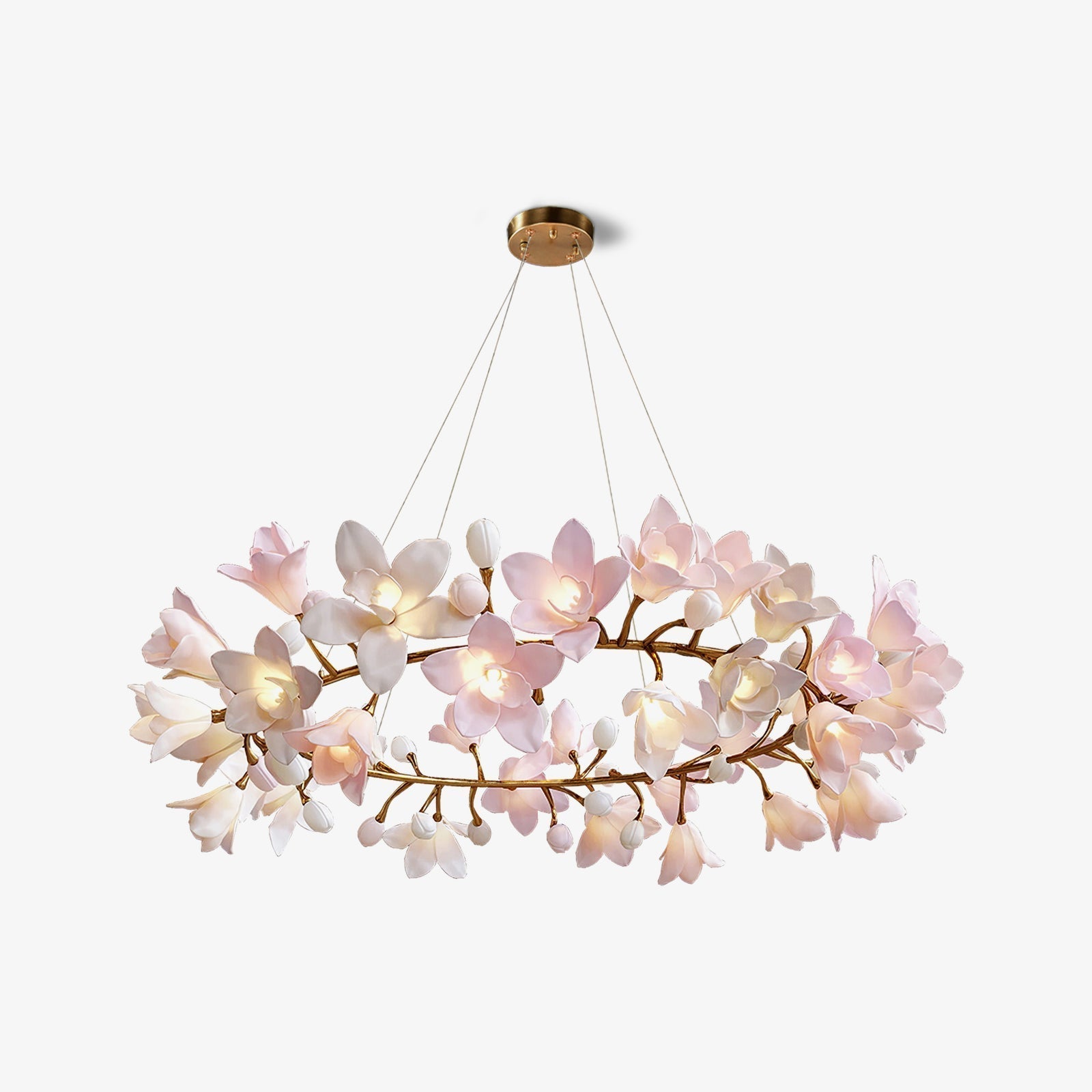 Flora Circular Blossom Chandelier