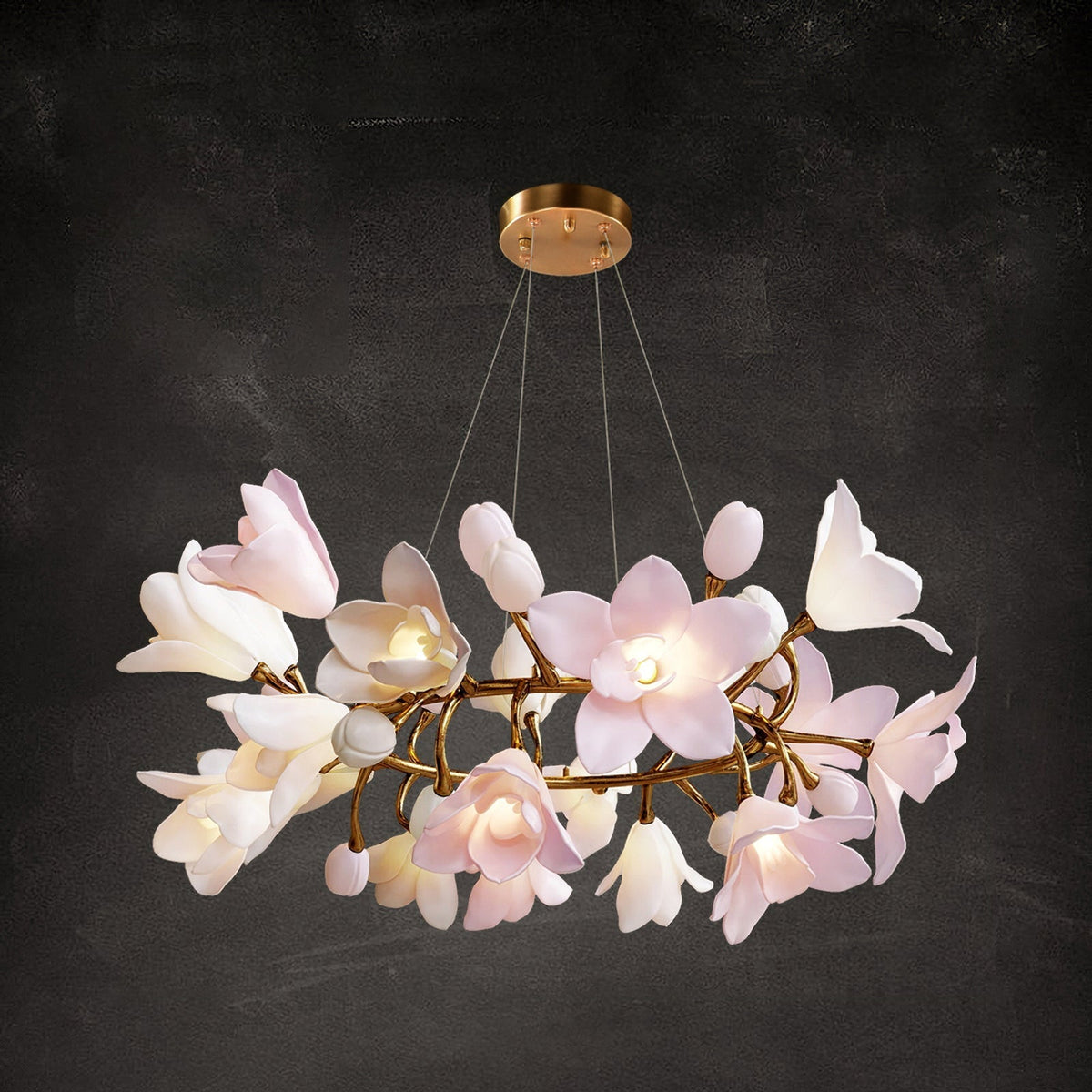 Flora Circular Blossom Chandelier