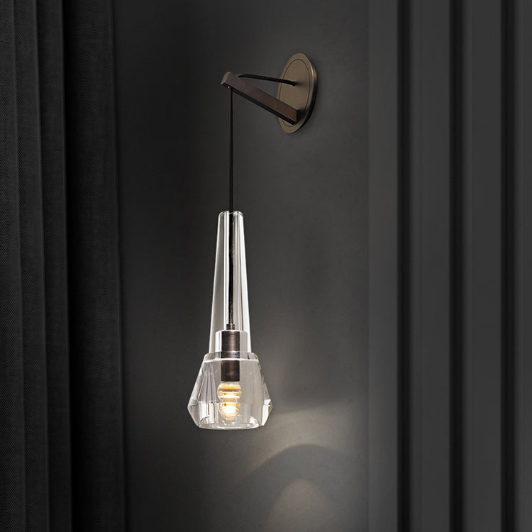 Maxine Modern Crystal Wall Sconce