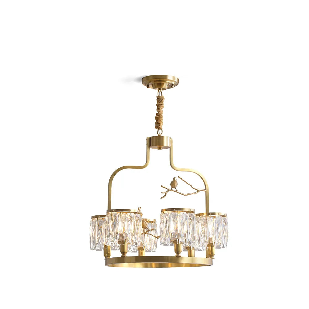 Birdy Crystal Bird Chandelier