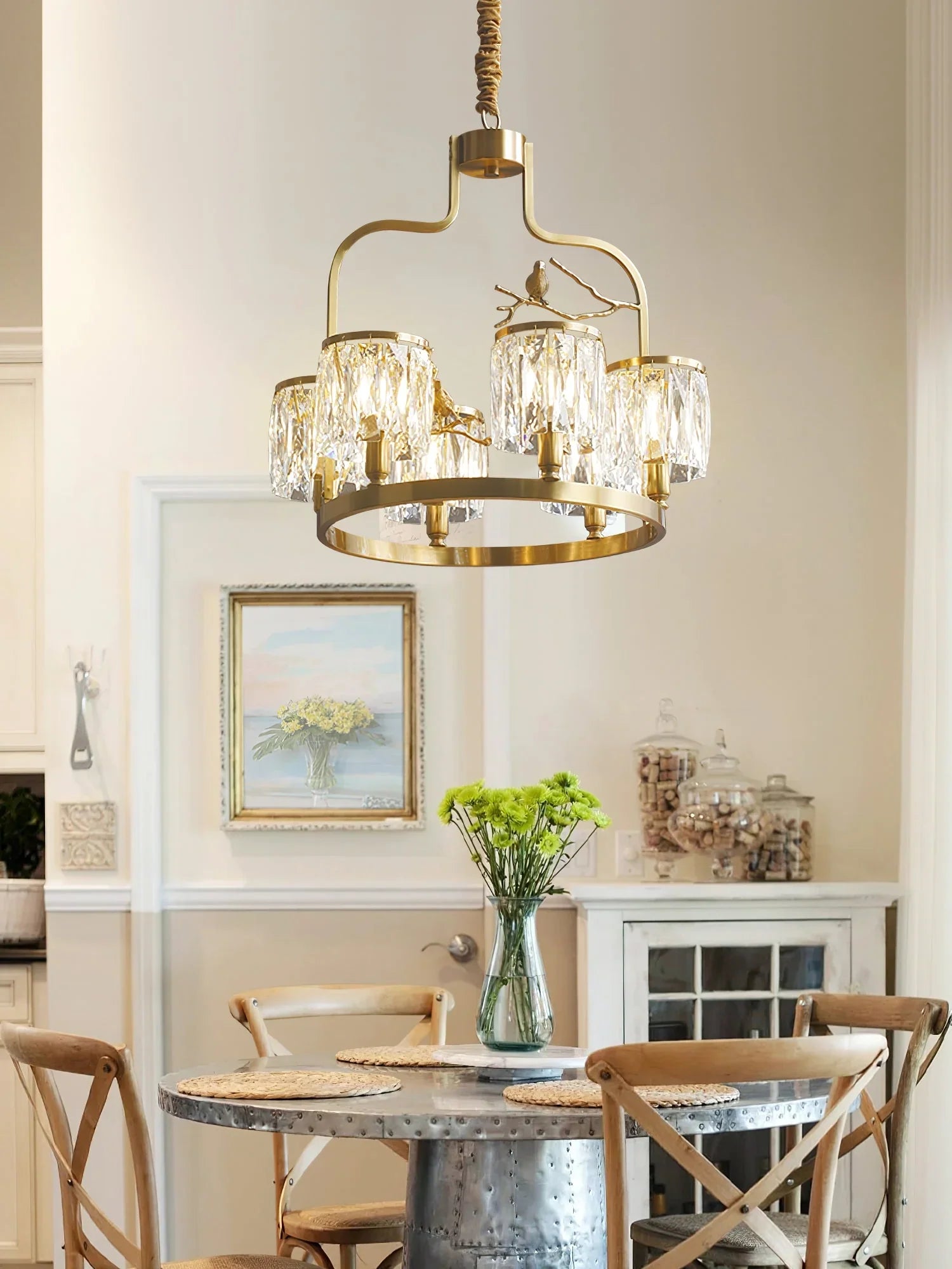 Birdy Crystal Bird Chandelier