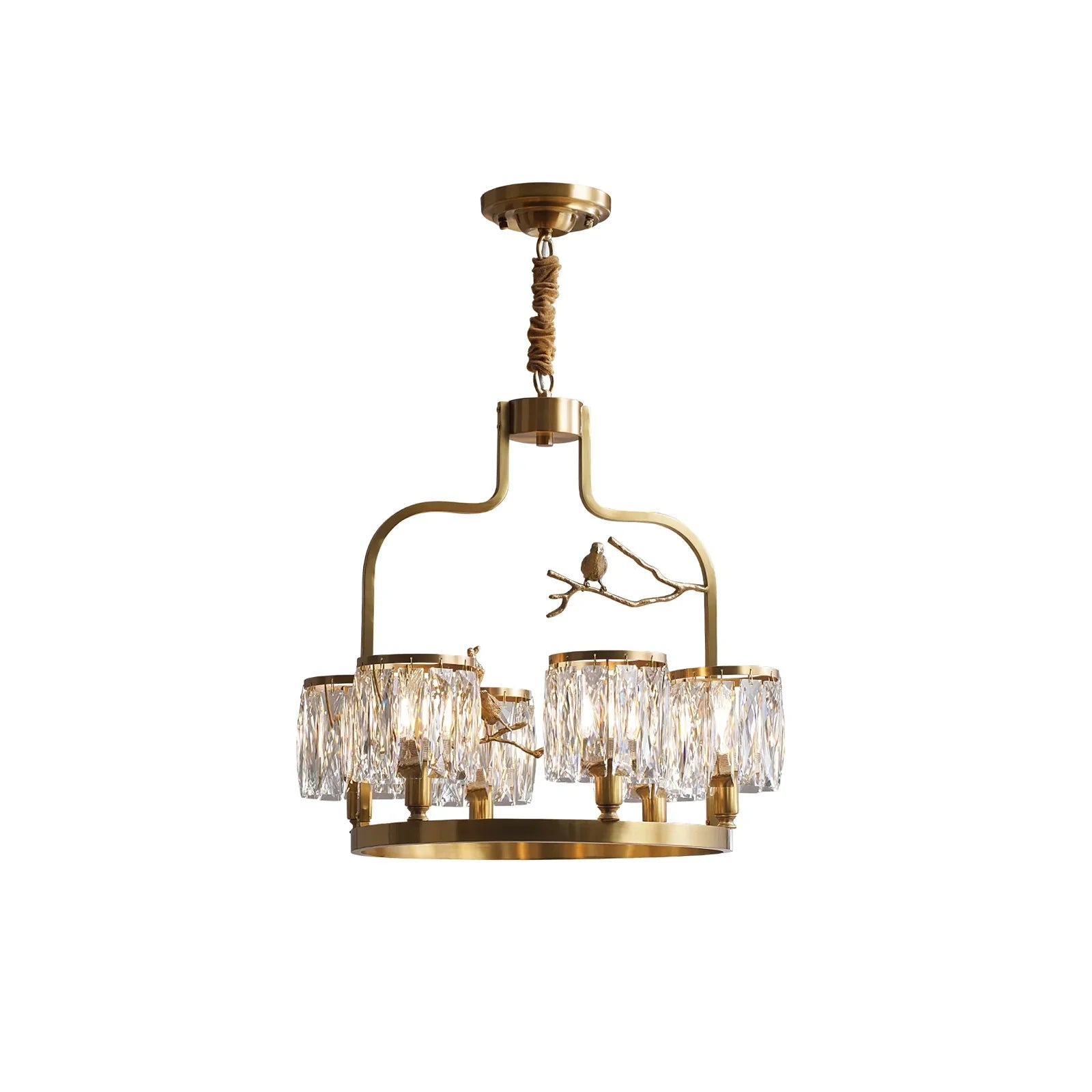 Birdy Crystal Bird Chandelier