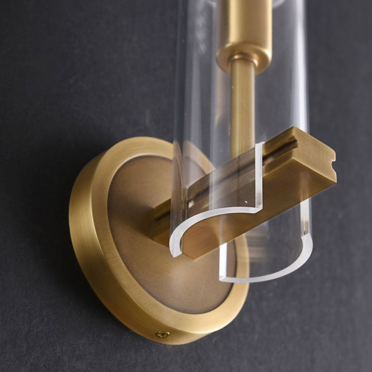 Modol Glass Tube Wall Sconce