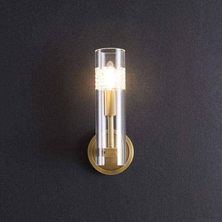 Modol Glass Tube Wall Sconce