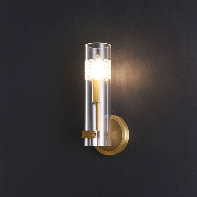 Modol Glass Tube Wall Sconce