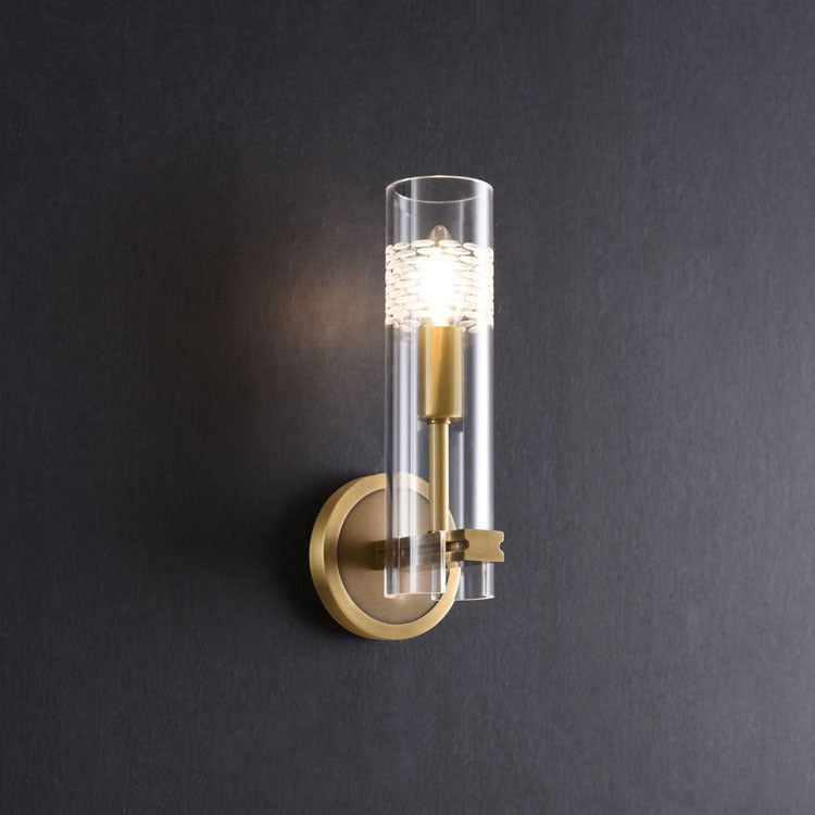 Modol Glass Tube Wall Sconce