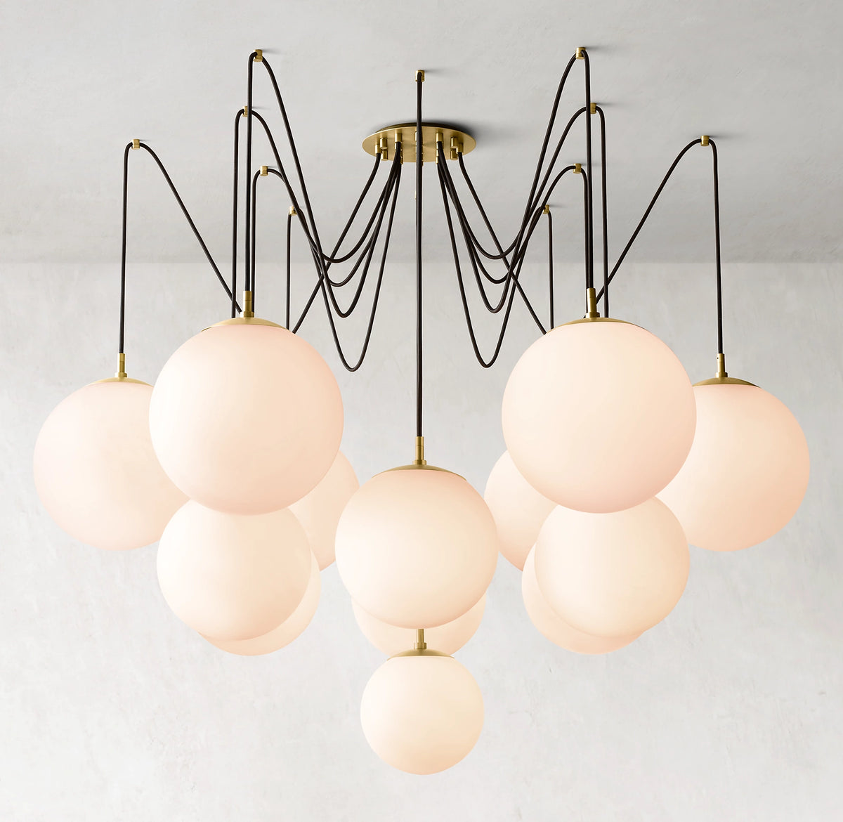 Anna Circle suspended chandelier