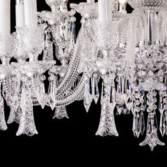 18 lights crystal bell baccarat chandelier