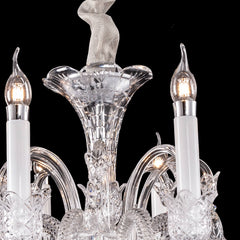 8 lights small bell baccarat chandelier