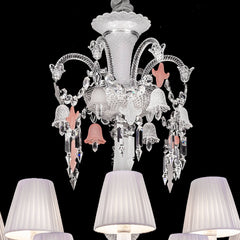24 lights baccarat chandelier with short neck