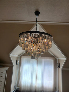 Odeon Round Chandelier For Living Room Dining Room 20" 32" 44"