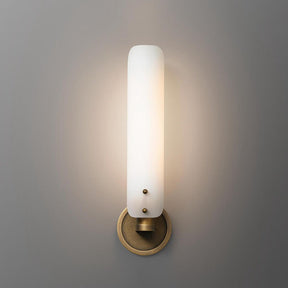 Alle White Shade Wall Sconce 16"H