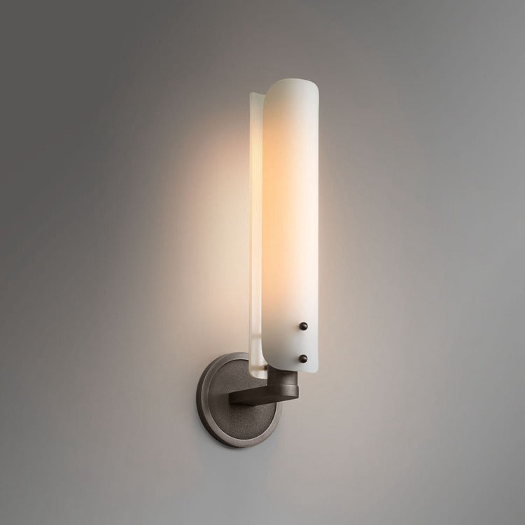 Alle White Shade Wall Sconce 16"H