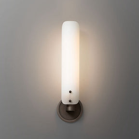 Alle White Shade Wall Sconce 16"H