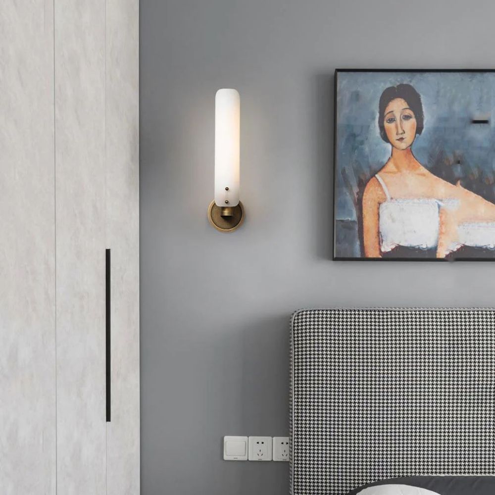 Alle White Sconce