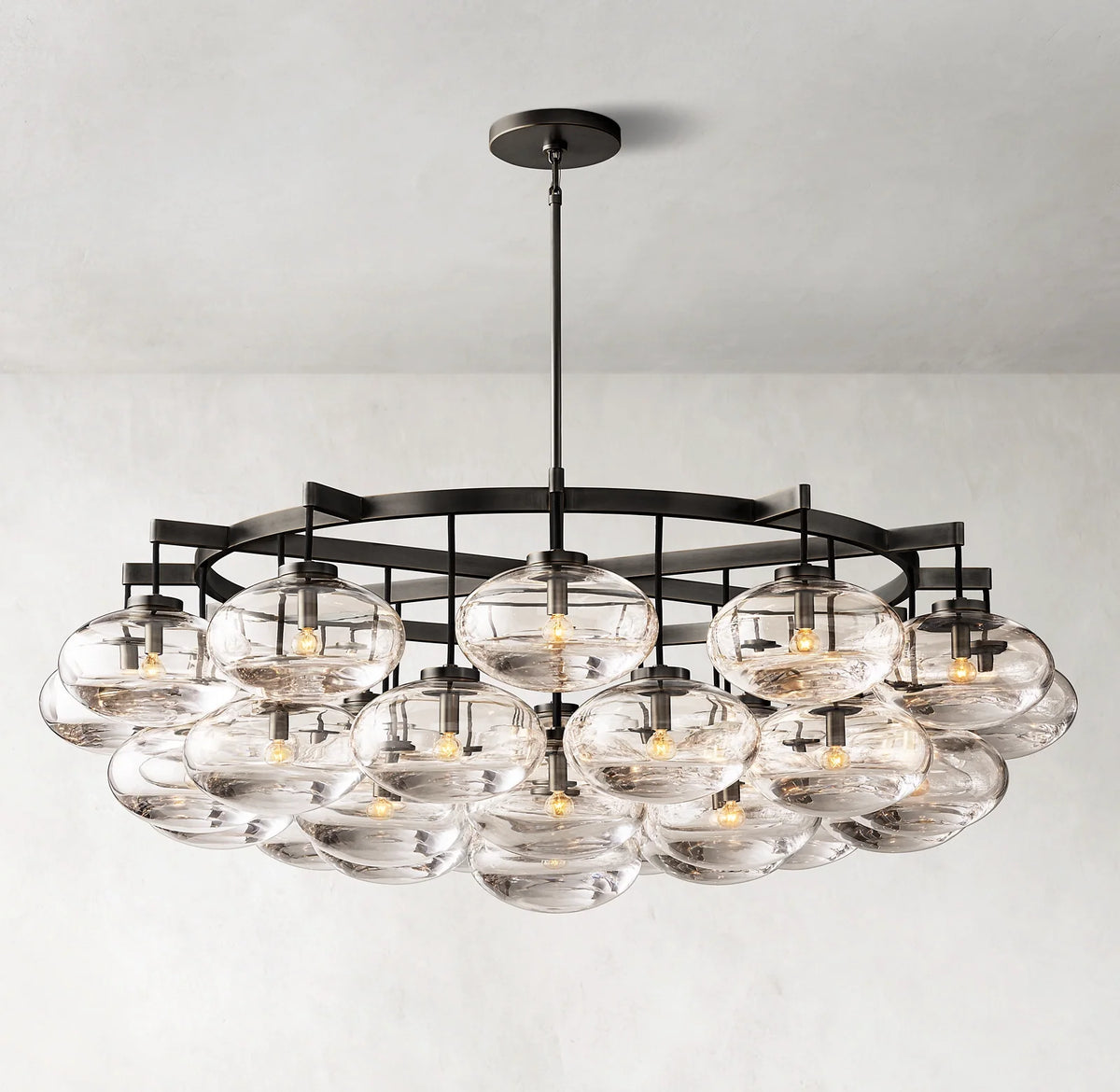 Cabretta round chandelier 60''