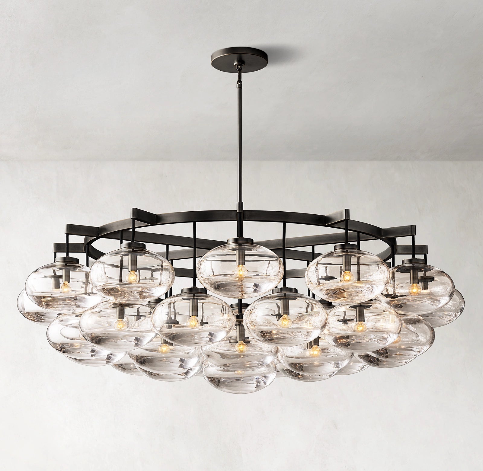 Cabretta round chandelier 60''