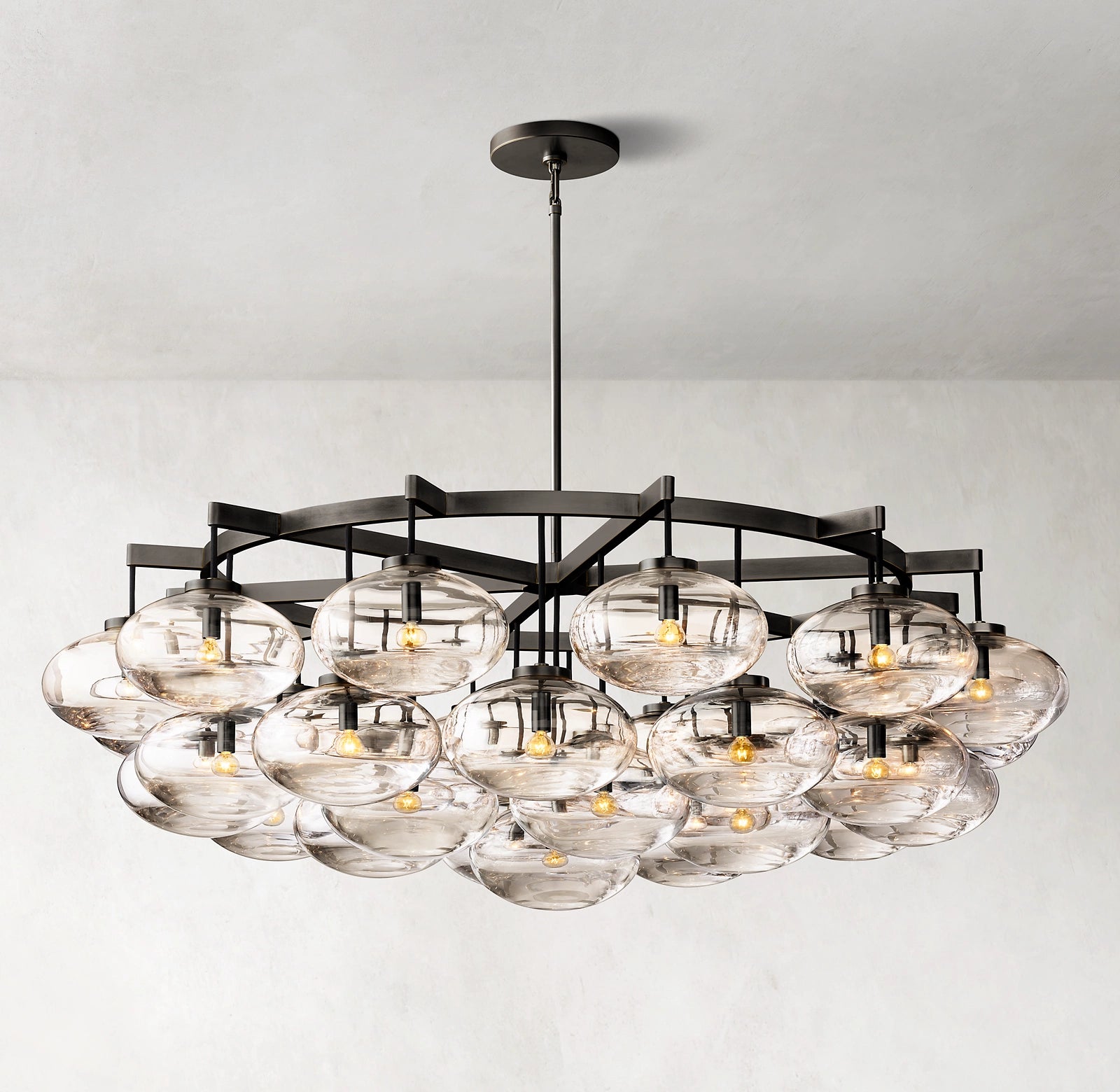 Cabretta round chandelier 60''