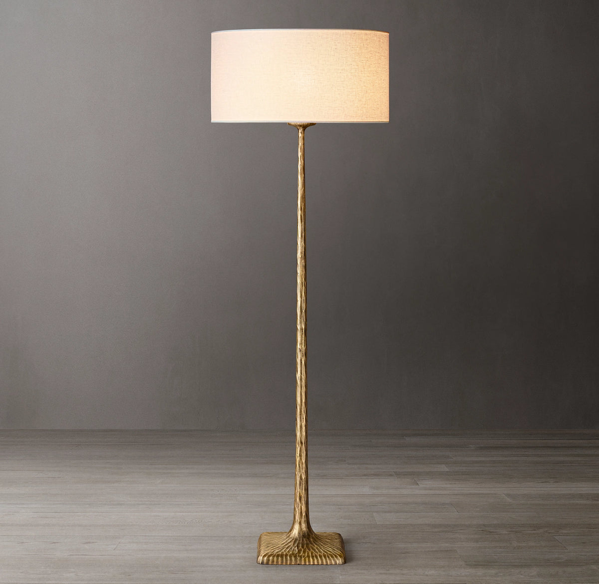 Leonard Dendritic Forged  Floor Lamp