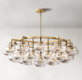 Cabretta round chandelier 60''