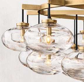 Cabretta round chandelier 60''