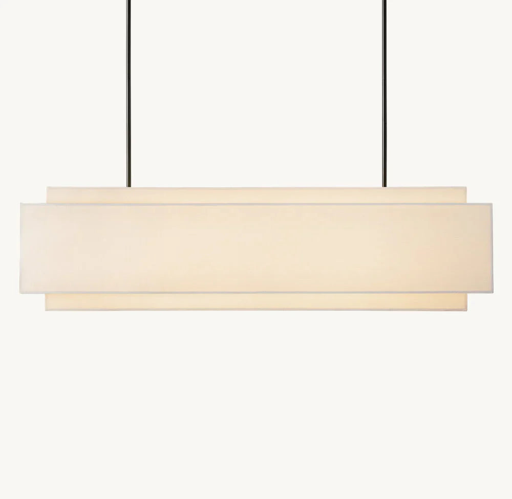 ÉCHELON RECTANGULAR CHANDELIER 63"