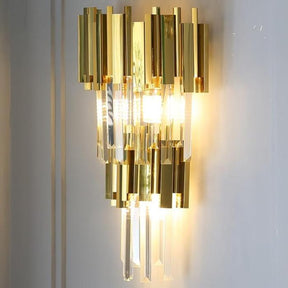 Enoc Three Tier Crystal Wall Sconce