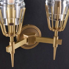 Nate Goblet Cup Double Head Wall Sconce