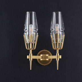 Nate Goblet Cup Double Head Wall Sconce