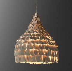 Handmade CLAY PETAL PENDANT