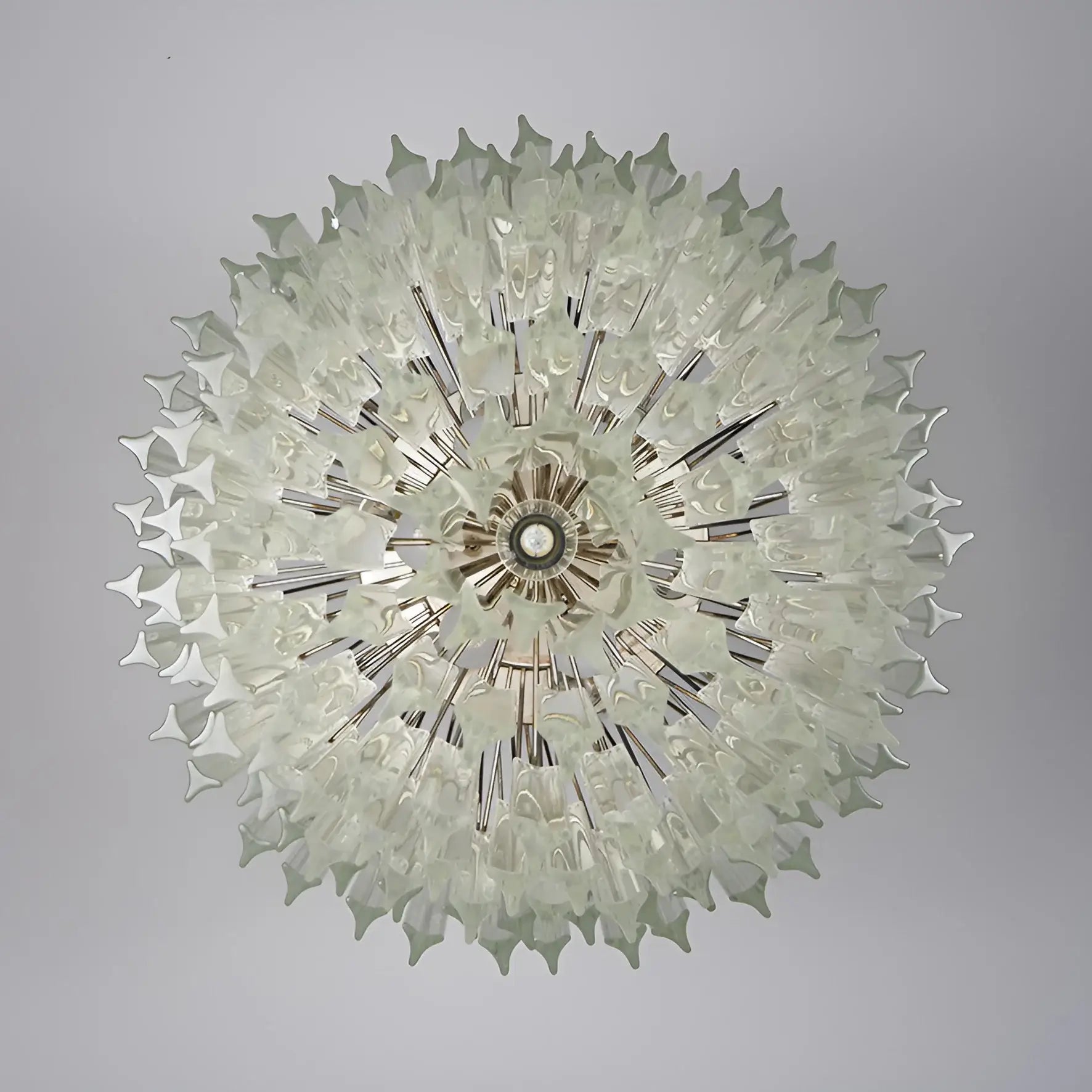Fantastic Murano Prisms Transparent Chandelier