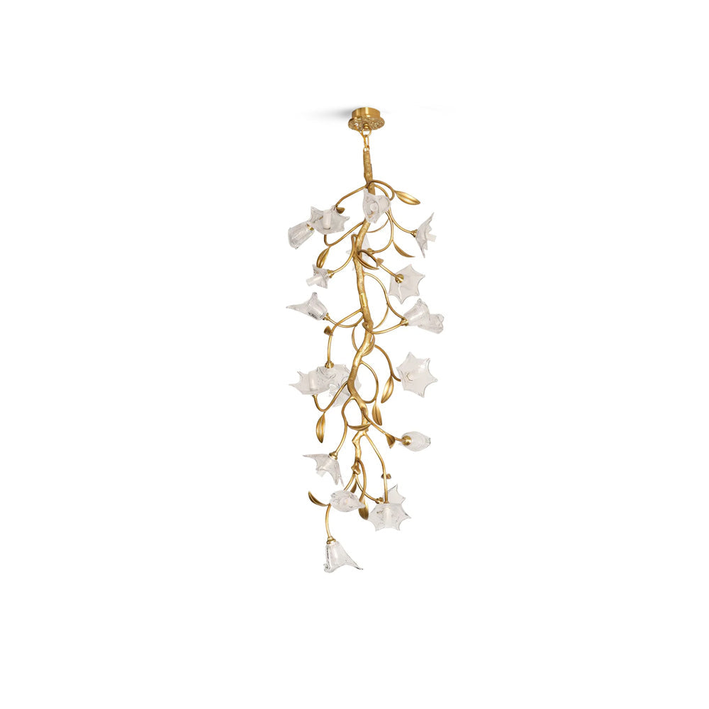 Flora Flower Craftsman Chandelier