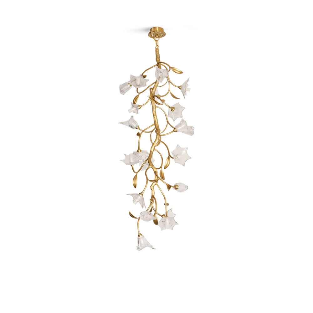 Flora Flower Craftsman Chandelier