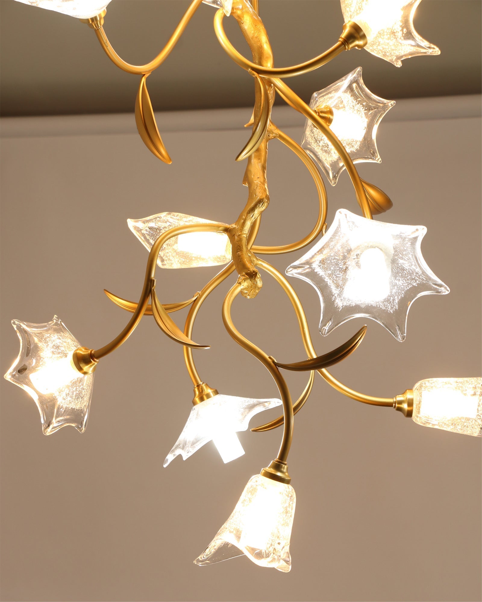 Flora Flower Craftsman Chandelier