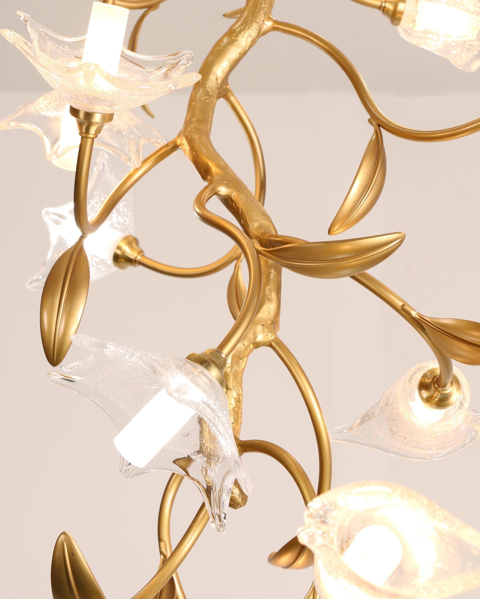 Flora Flower Craftsman Chandelier