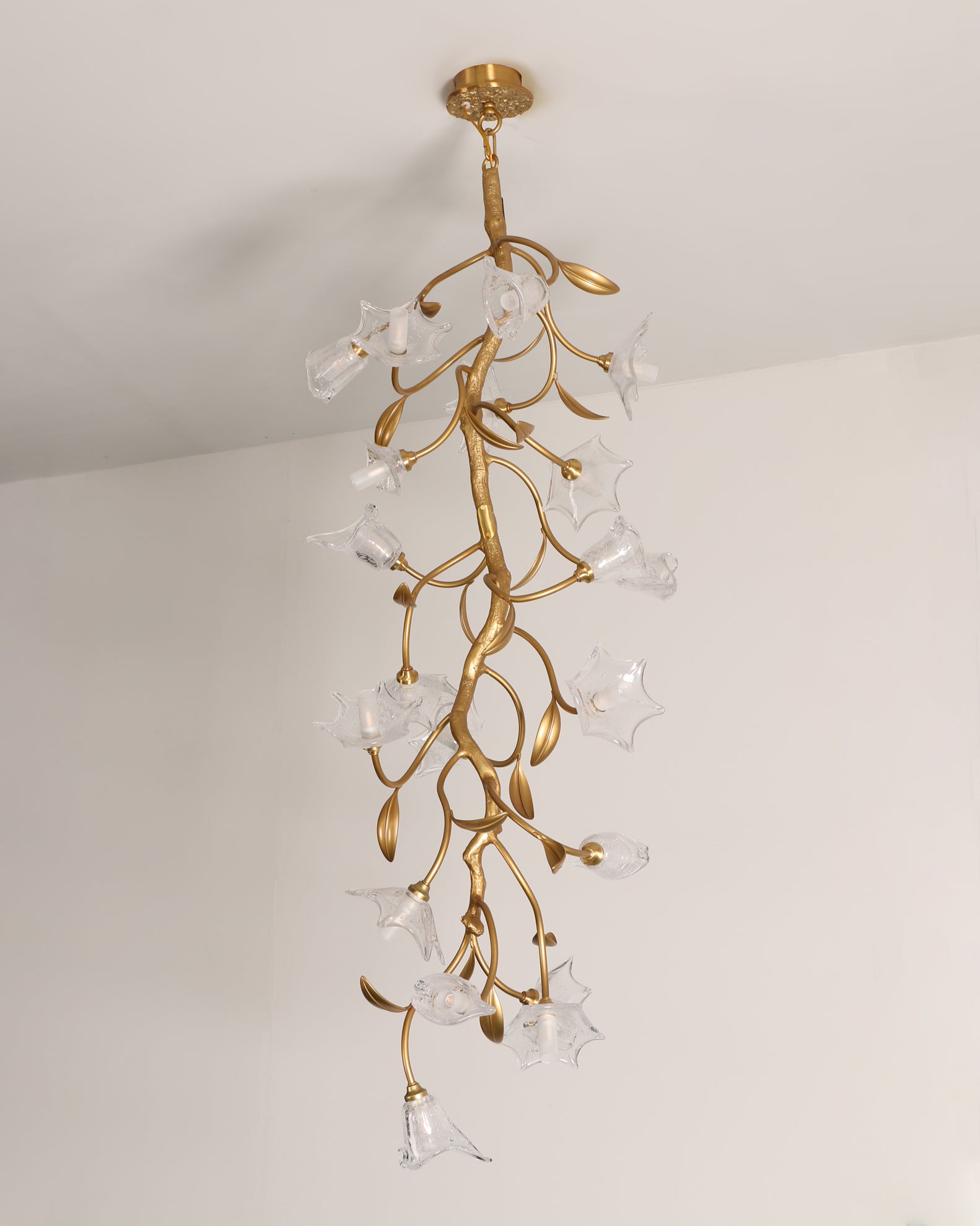 Flora Flower Craftsman Chandelier