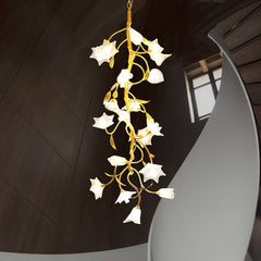 Flora Flower Craftsman Chandelier