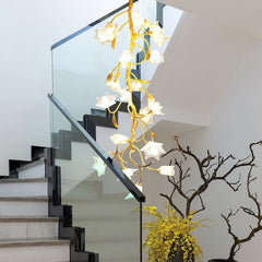Flora Flower Craftsman Chandelier