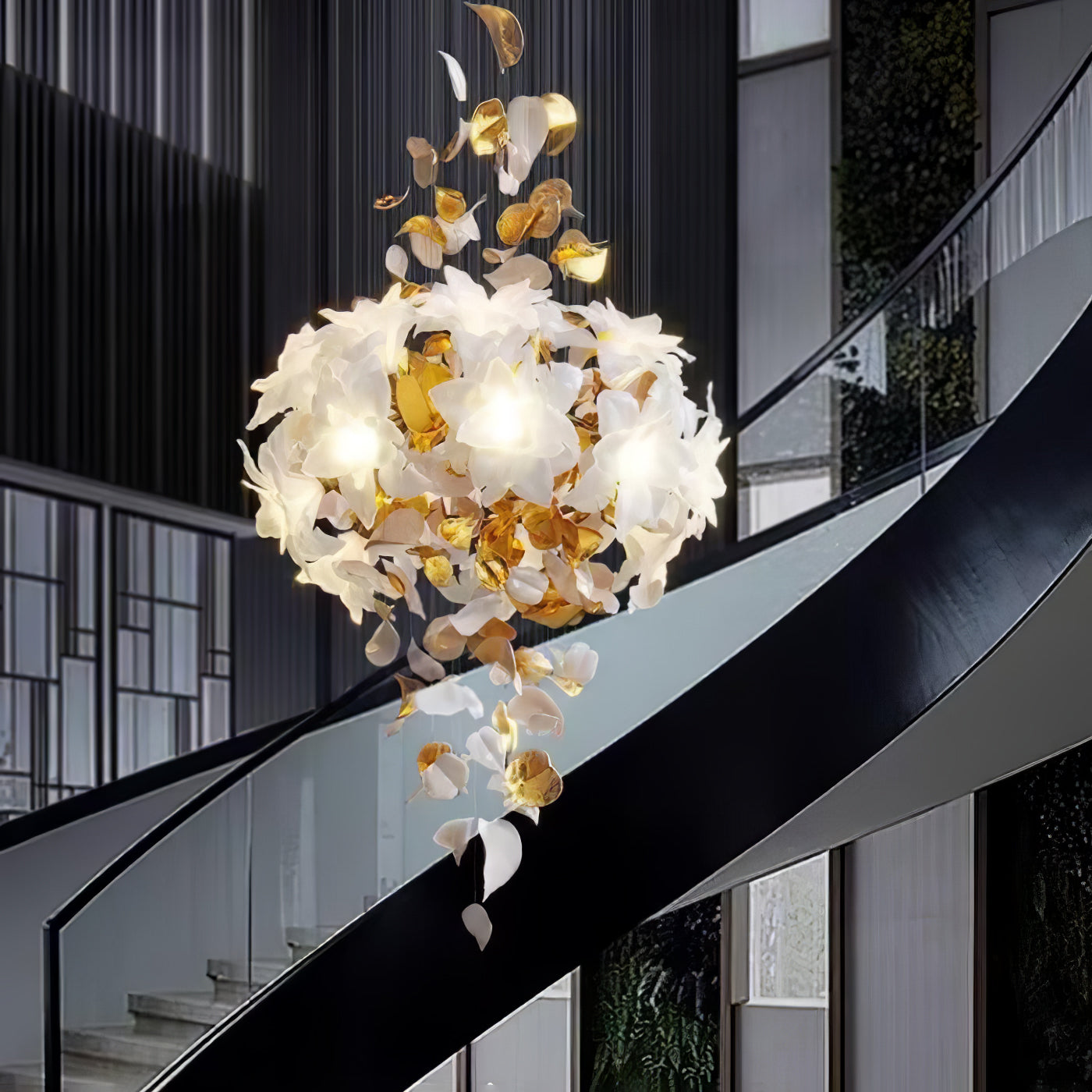 Flora Flying Flowers Fluttering Chandelier