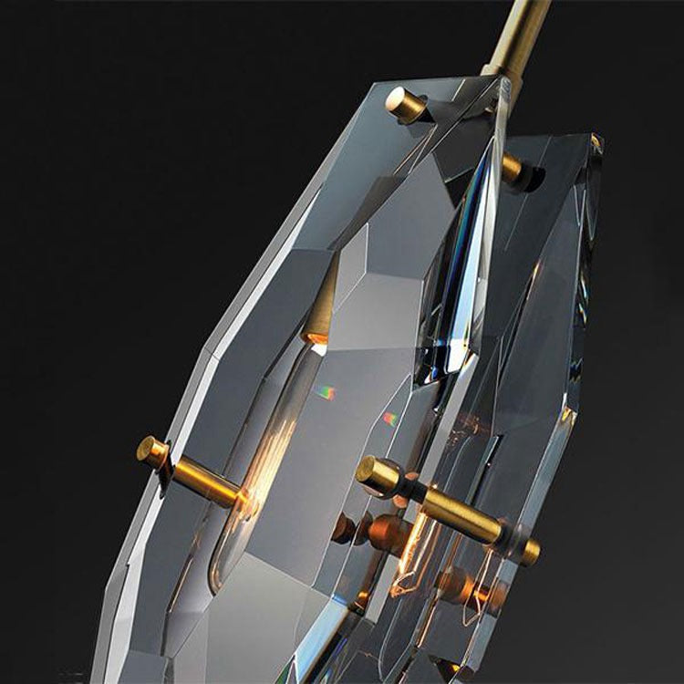 Carlos Multi-faceted Crystal Pendant Light