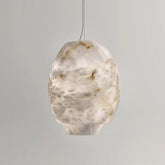 GLOOW Alabaster Lantern Bedside Pendant Light