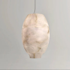 GLOOW Alabaster Lantern Bedside Pendant Light