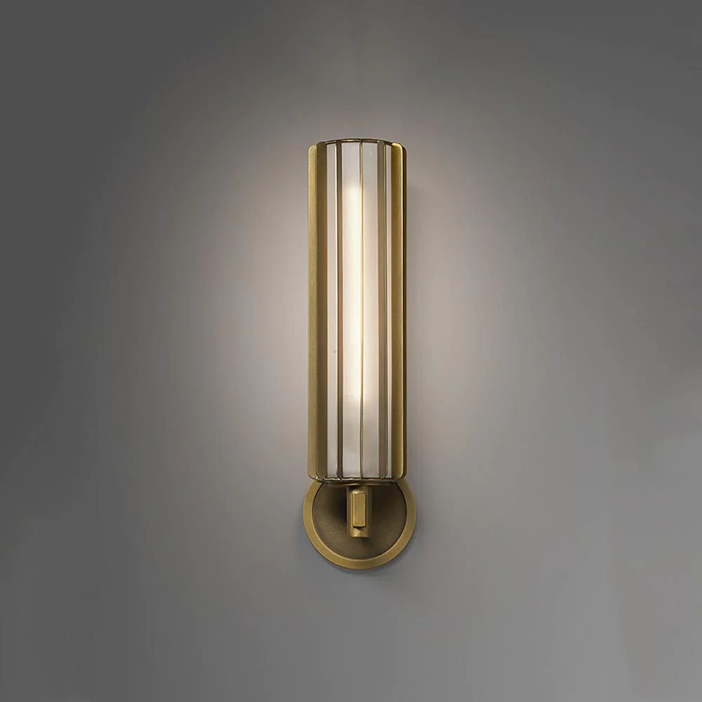 Georgia Brass Sconce 17" 1light