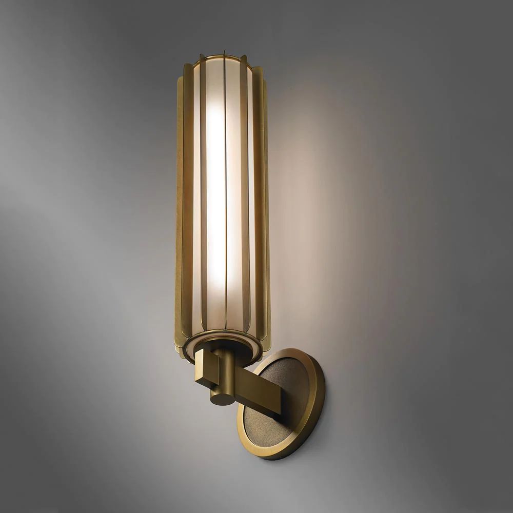 Georgia Brass Sconce 17" 1light