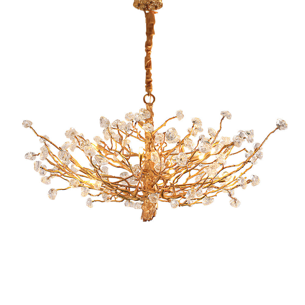 Flora Gemstone Branch Chandelier