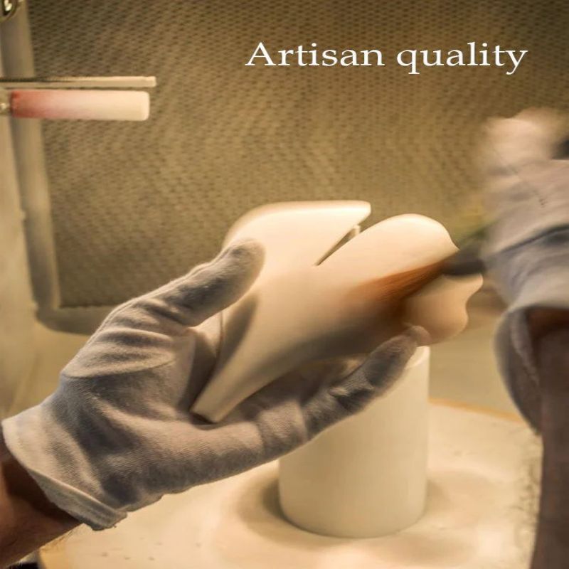 Twilight Branches Ceramic Ginkgo Rings Linear Chandelier