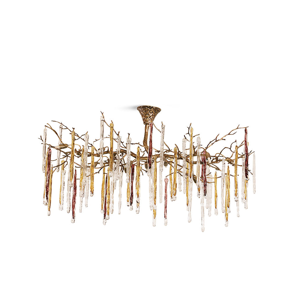 Annata Ice Strip Glamour Dripstone Chandelier