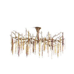 Annata Ice Strip Glamour Dripstone Chandelier